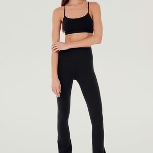 Splits59 Black Raquel High Waist Flare Leggings